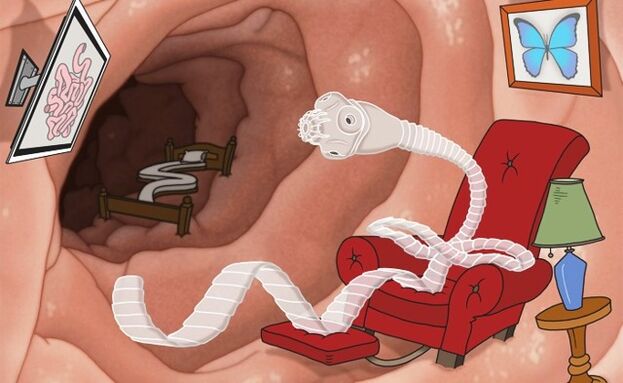 Parasitas no corpo